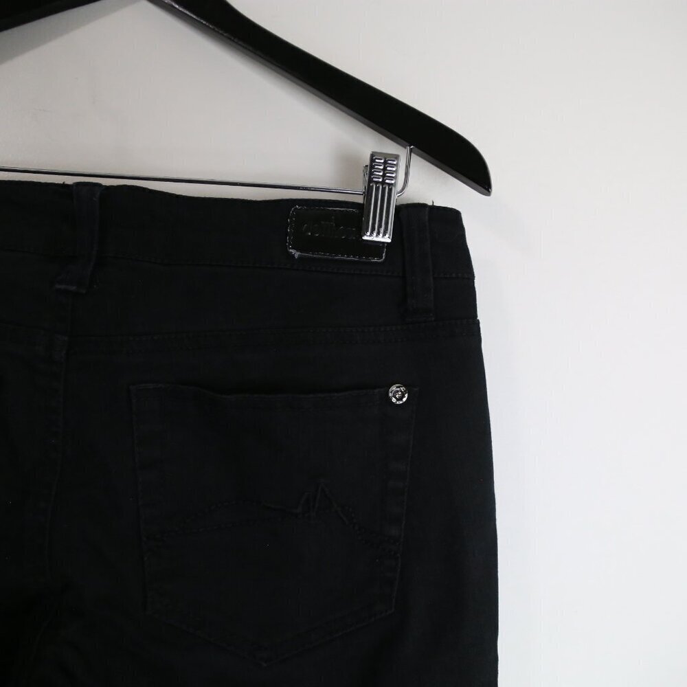 Dollhouse Vintage 80s Classic Straight Leg Jet Black Jeans Pants Size 5 - Picture 9 of 9